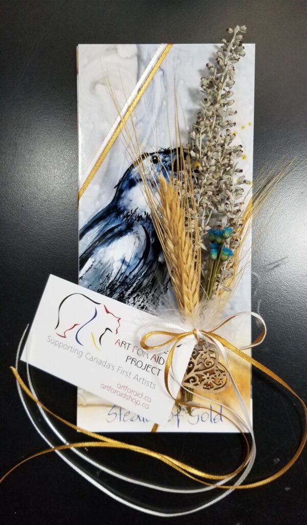 Bookmarks bundle beautifully decorated with ribbon and dried flowers.