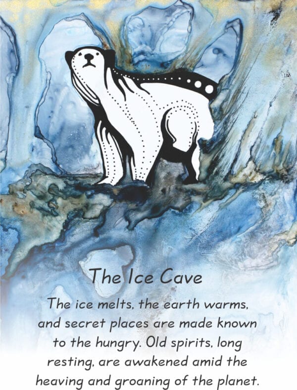 Card insert contains the story for The Ice Cave