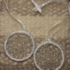 Holiday Edition Dreamcatchers white and silver