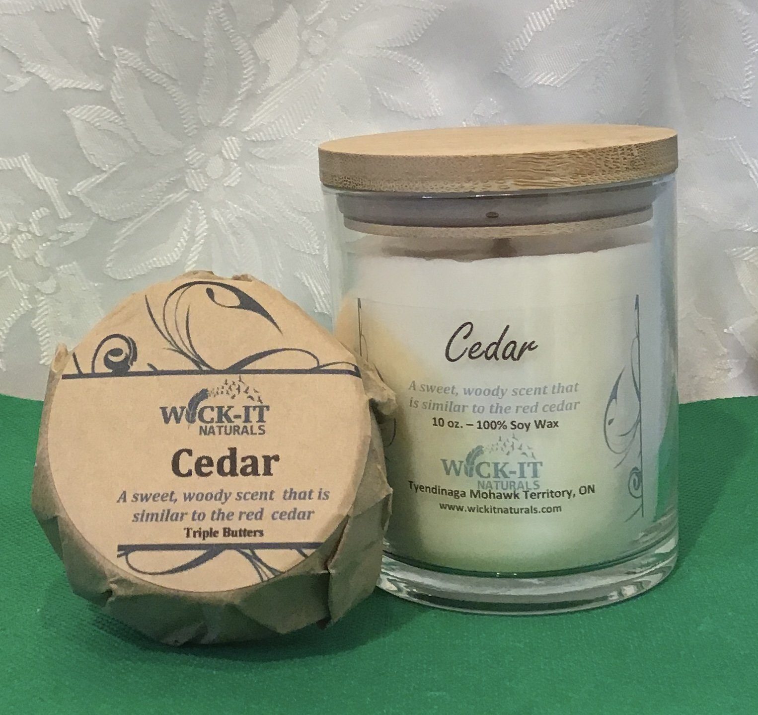 NEW - No-Color Natural Soy Wax Candle - 10oz Jar Size