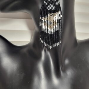 Howling Wolf Fringe Earring