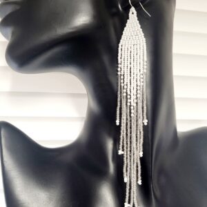 White and Silver Shoulder Dusters