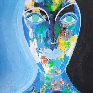'SPIRIT GUIDANCE.' Acrylic on canvas
