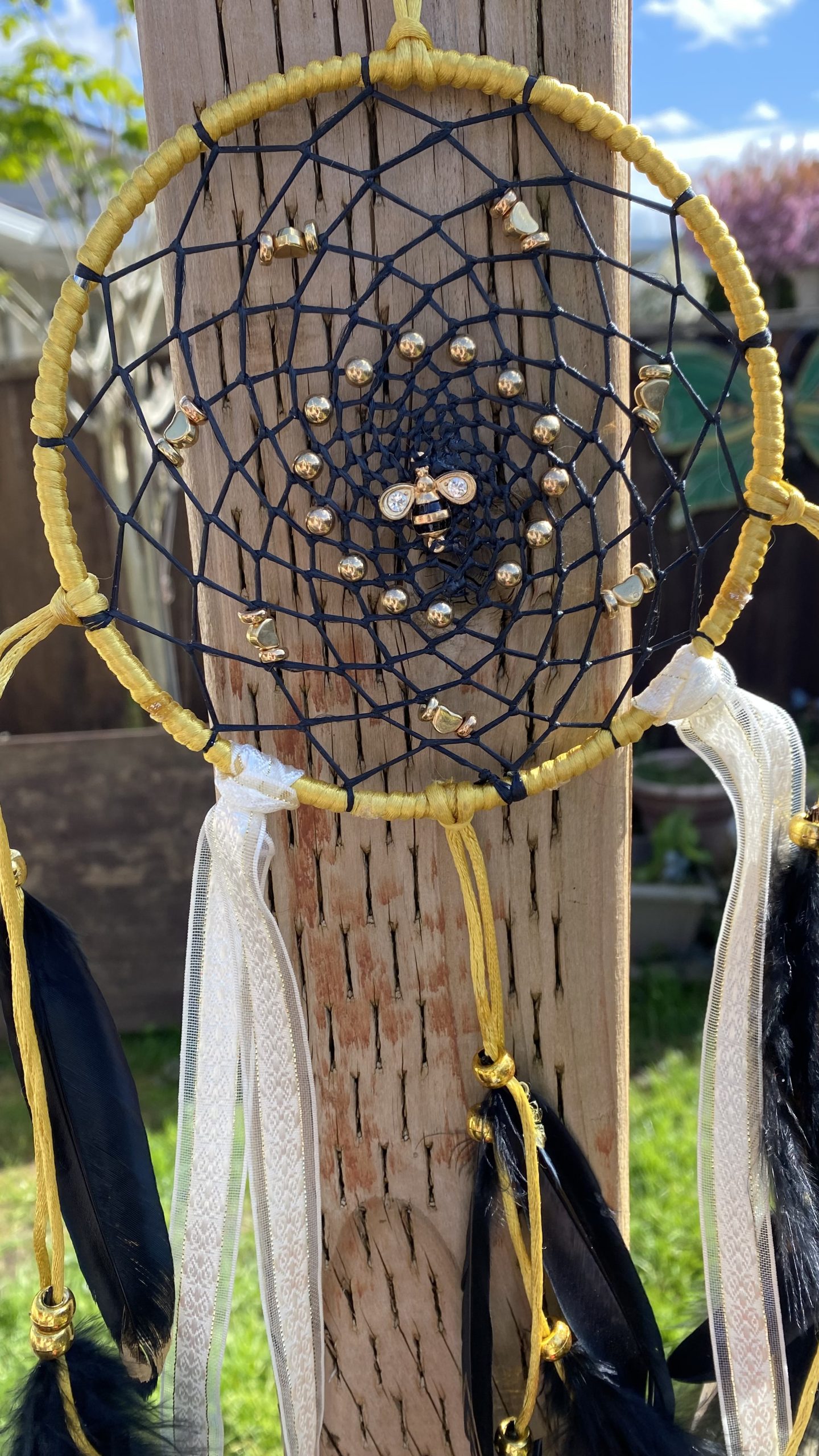 Gold and Black Dreamcatcher - Image 2