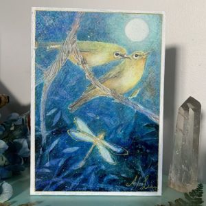 "Spiritual Flight” painting, Al-Lisa