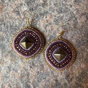 Royal Purple Earrings