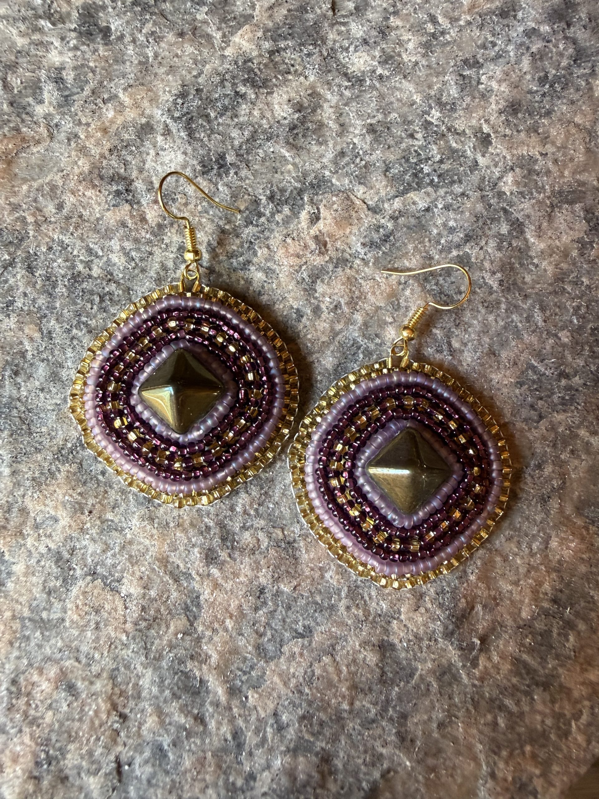 Royal Purple Earrings