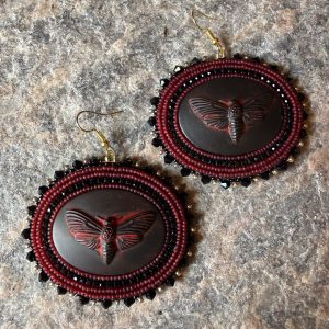 Moth Man Earrings