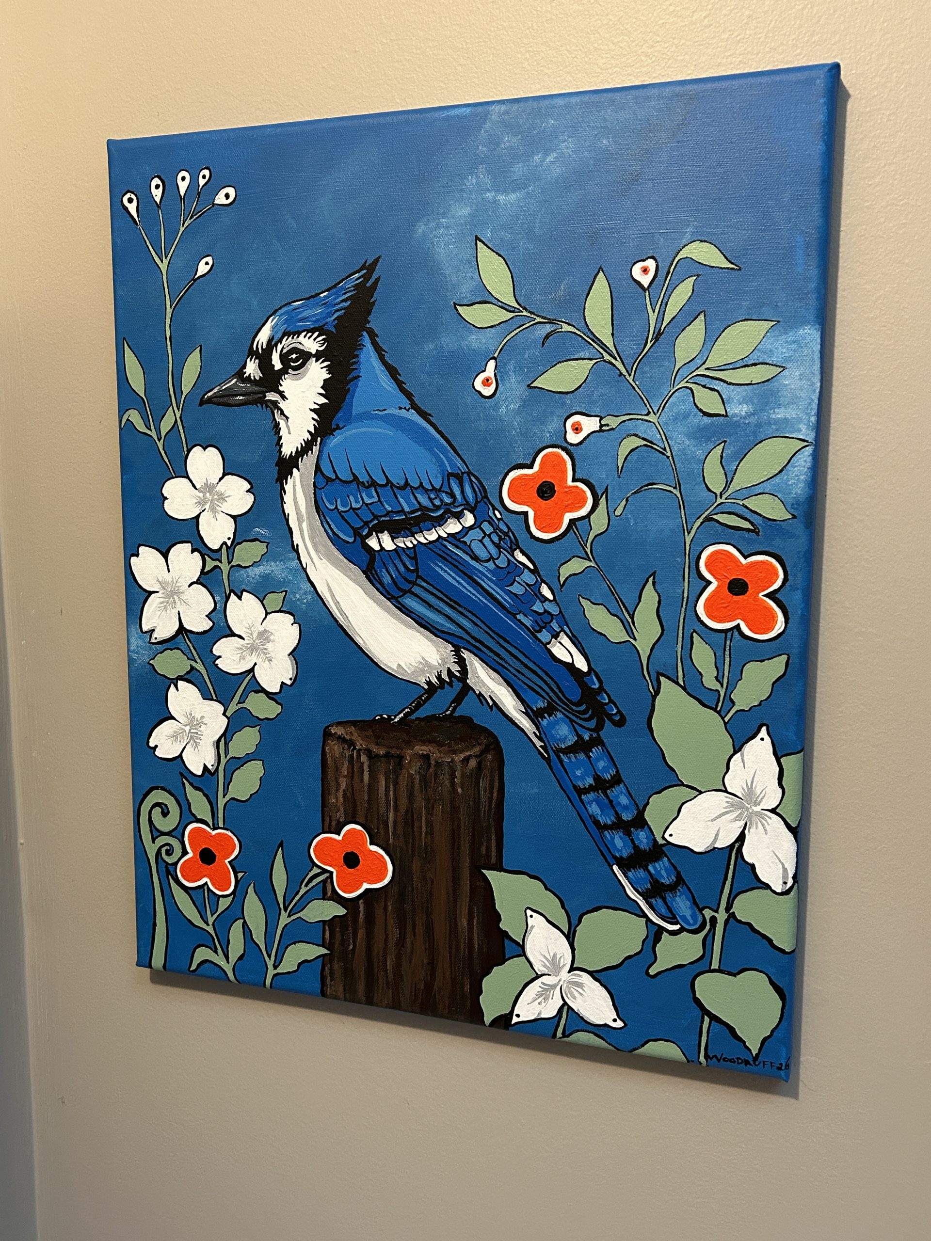 Blue jay art