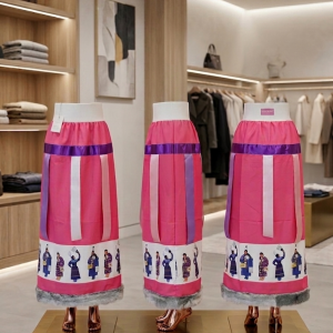 💗 Celebrate Tradition & Joy with the "Pink Fancy Dancer" Ribbon Skirt 💗