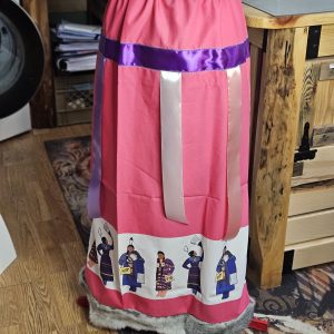💗 Celebrate Tradition & Joy with the "Pink Fancy Dancer" Ribbon Skirt 💗