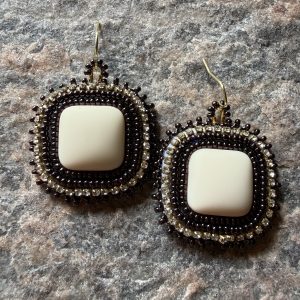 Amethyst Night Earrings